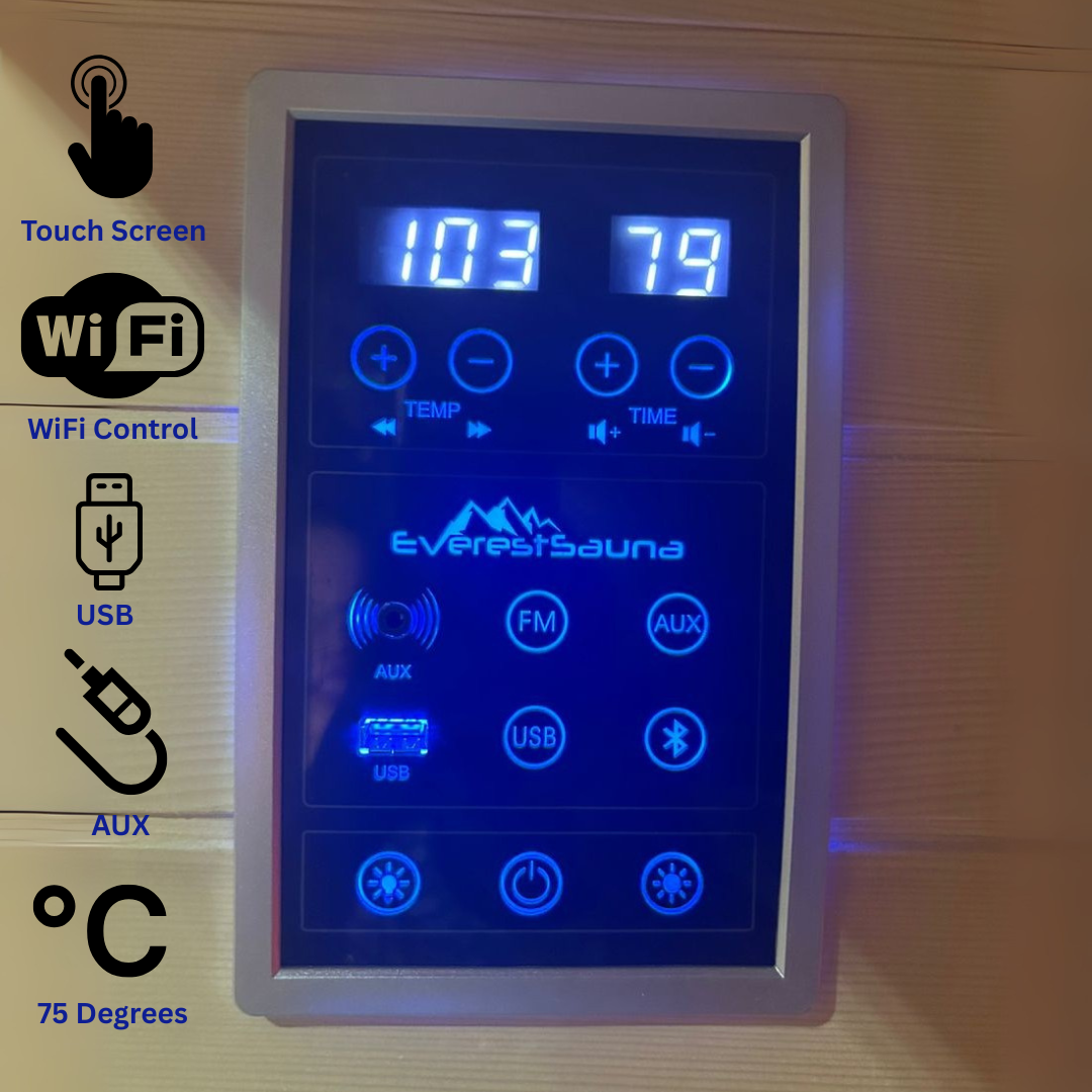 White Obsidian Outdoor Sauna