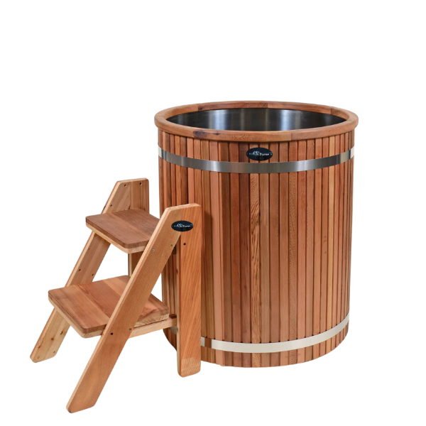Red Cedar Barrel Cold Plunge