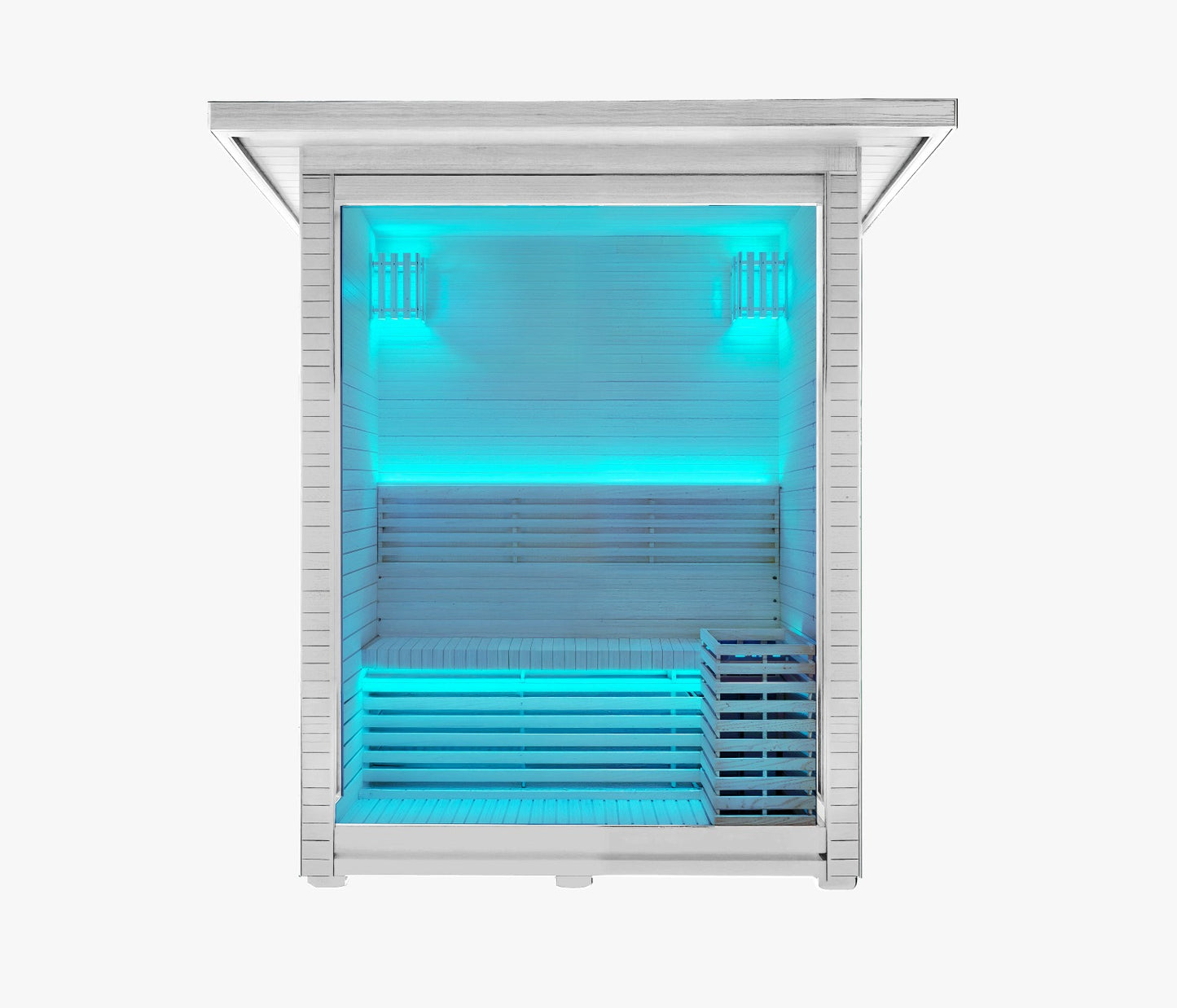 White Onyx Traditional Outdoor Sauna