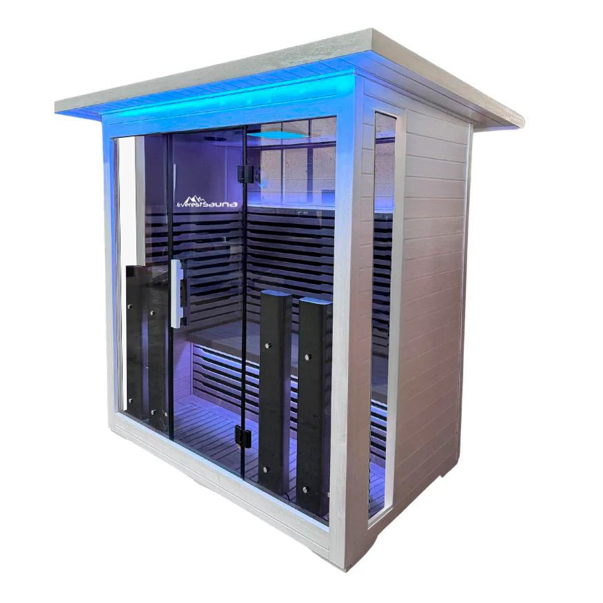 White Obsidian Outdoor Sauna