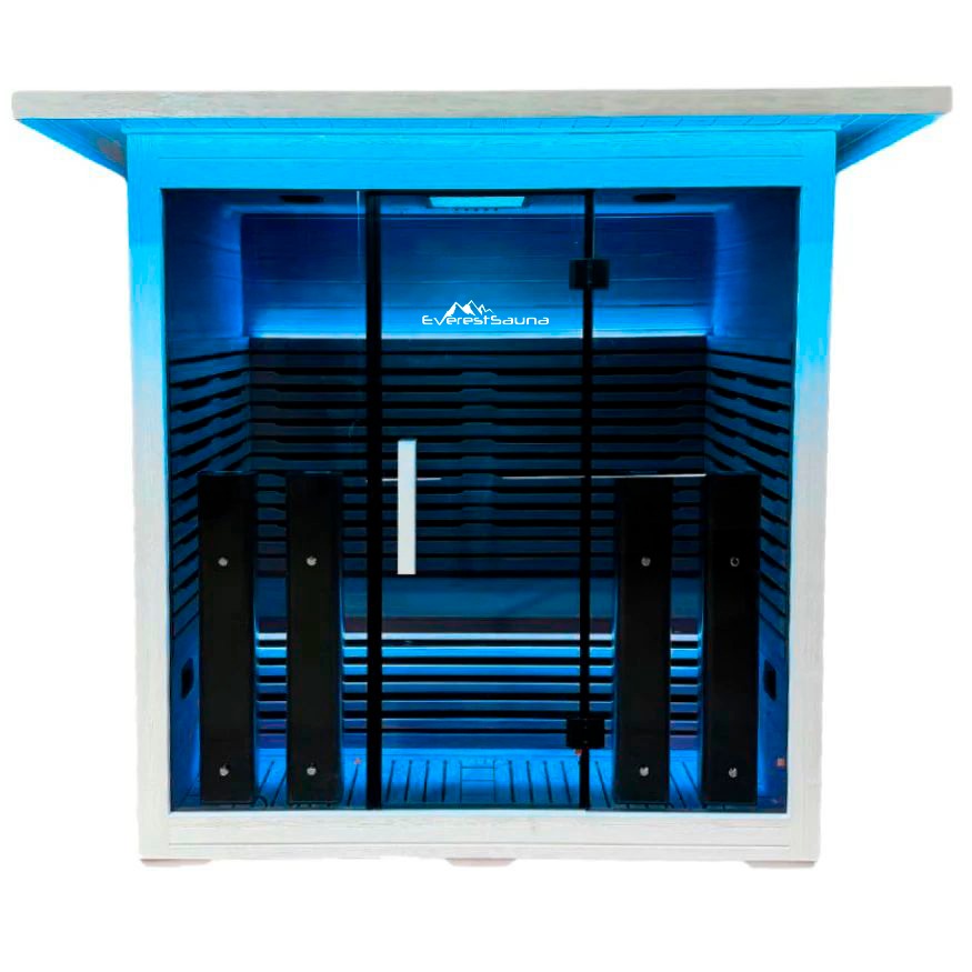 White Obsidian Outdoor Sauna