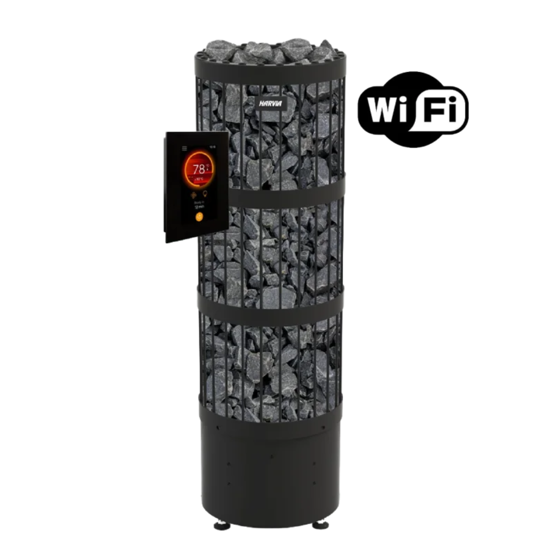 Vulcan Pro Traditional 5-6 Person- Harvia Cilindro + Harvia Fenix Wifi Control