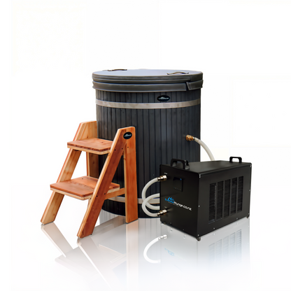 Sienna Sauna + Black Barrel Ice Bath