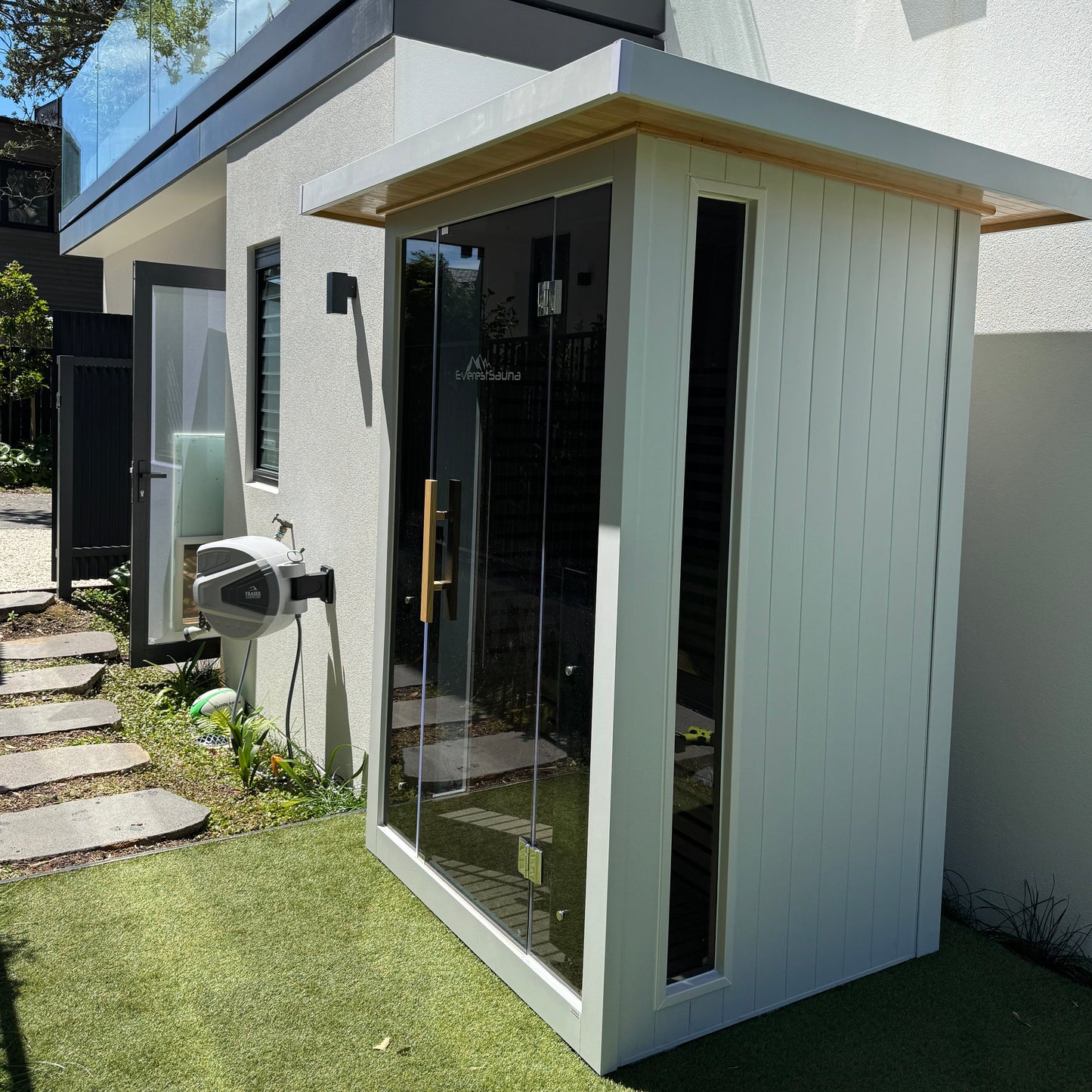 White Obsidian Outdoor Sauna