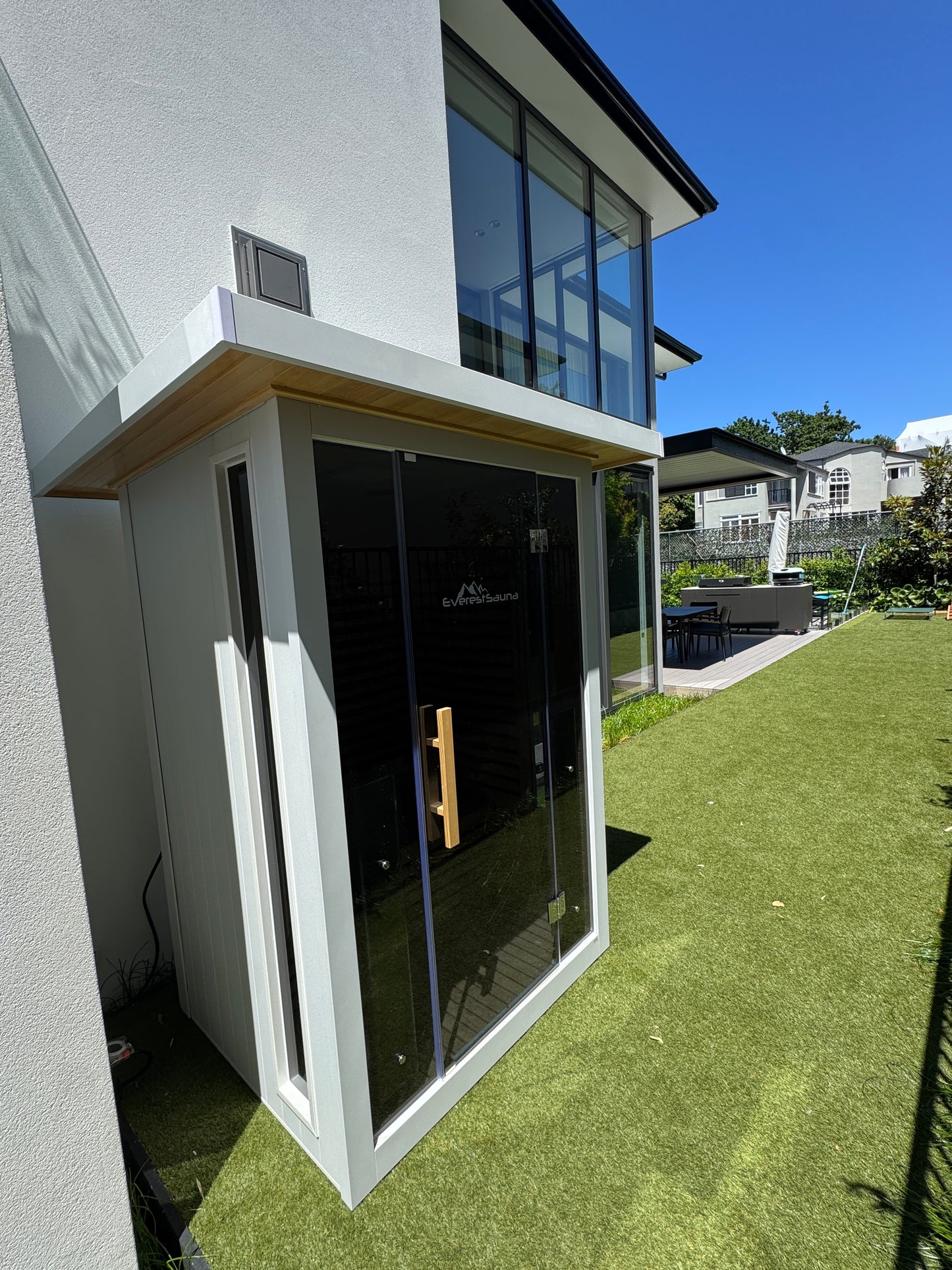 White Obsidian Outdoor Sauna
