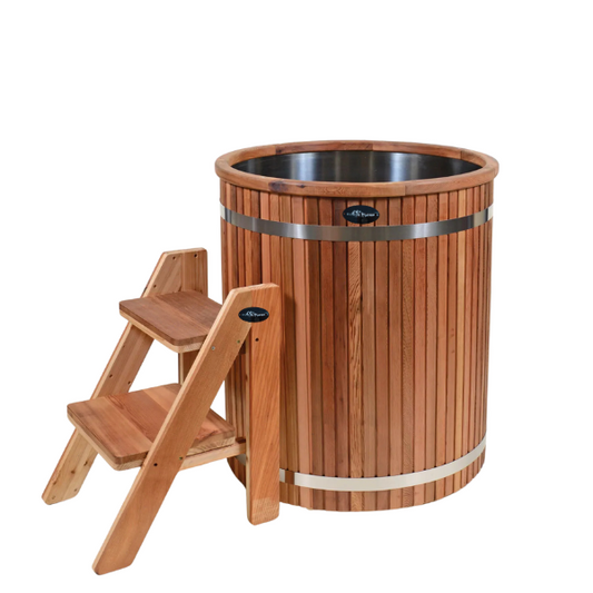 Red Cedar Barrel Cold Plunge