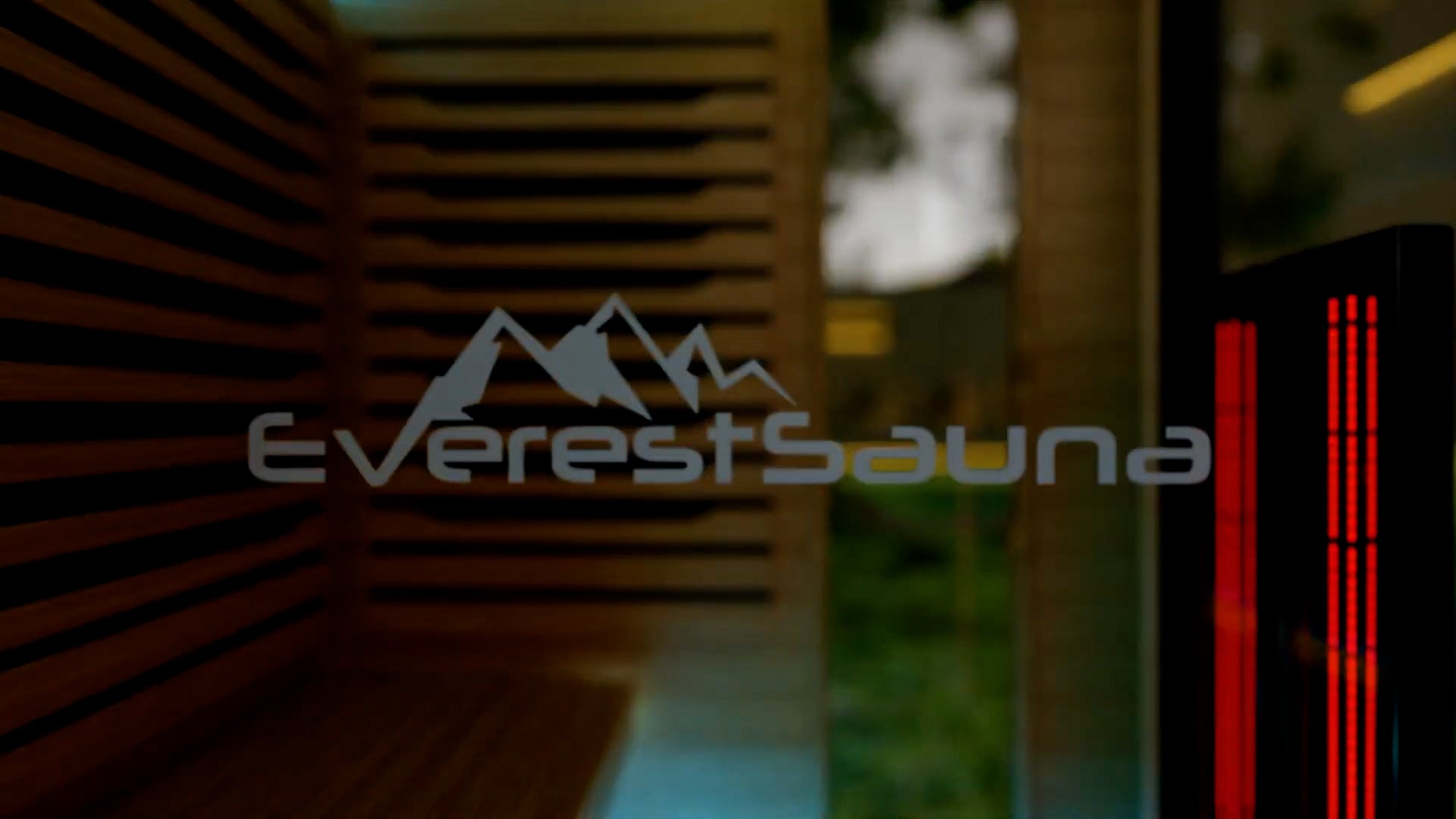 Load video: Obsidian Infrared Outdoor Sauna