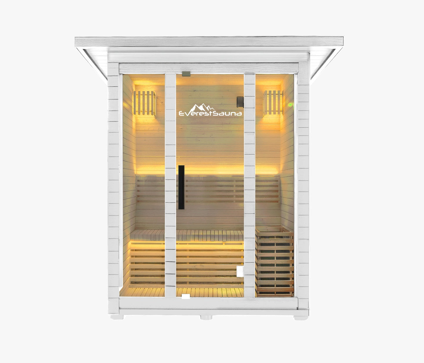 White Onyx Traditional Outdoor Sauna